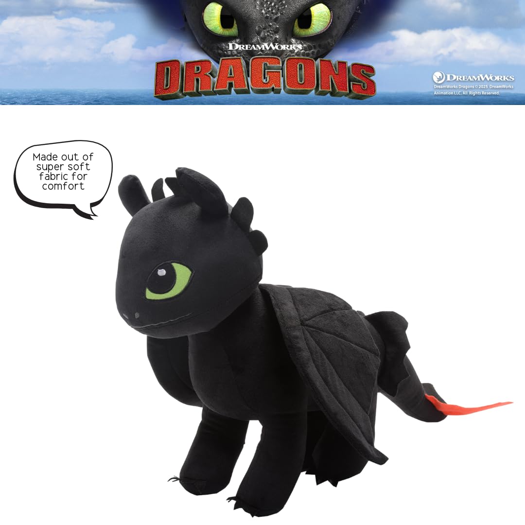 Franco Toothless red tail accent to celebrate movie-inspired design.