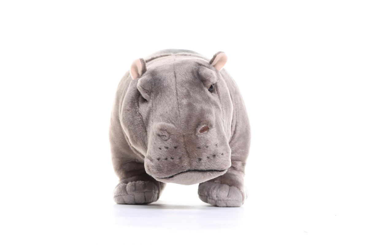Frankiezhou Home hippo plush soft crystal cotton exterior for gentle hugs.