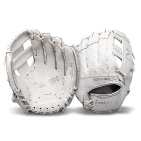 Glove in use during teeball practice with a child.