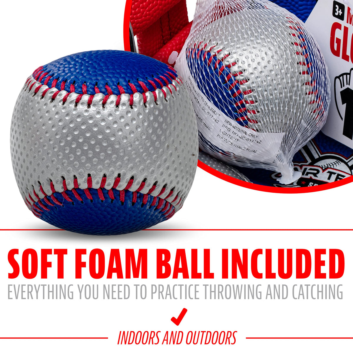 Franklin Sports Air Tech Teeball Glove with kid-friendly pocket for easy catching