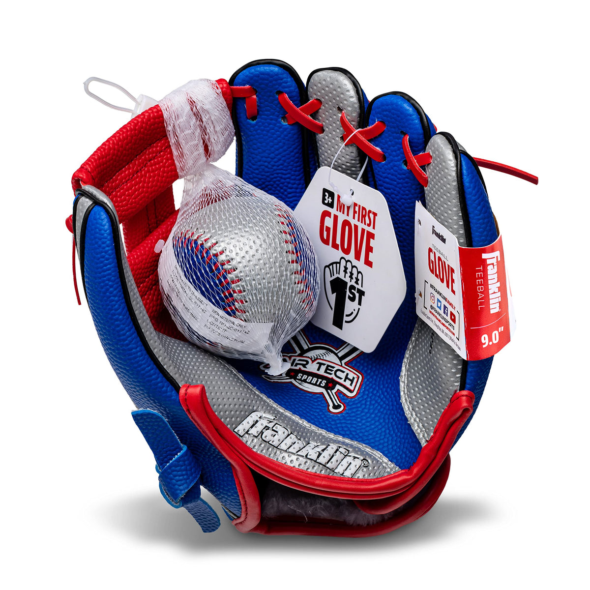 Franklin Sports Air Tech Teeball Glove lightweight design for young players