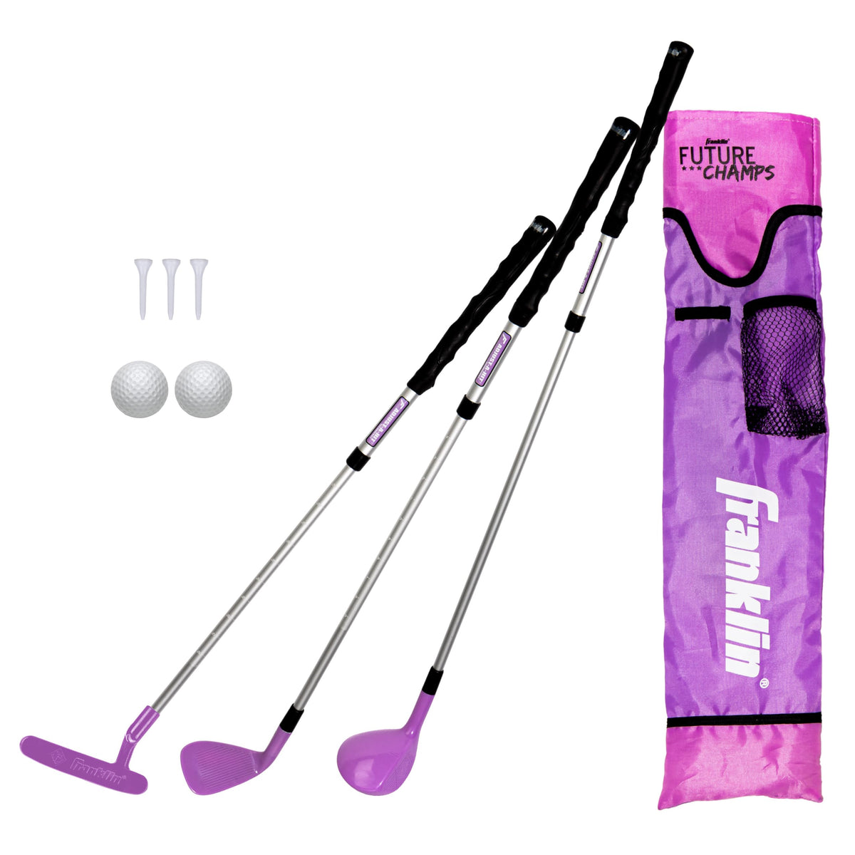 Franklin Sports Kids Golf Set driver with adjustable length for growing players