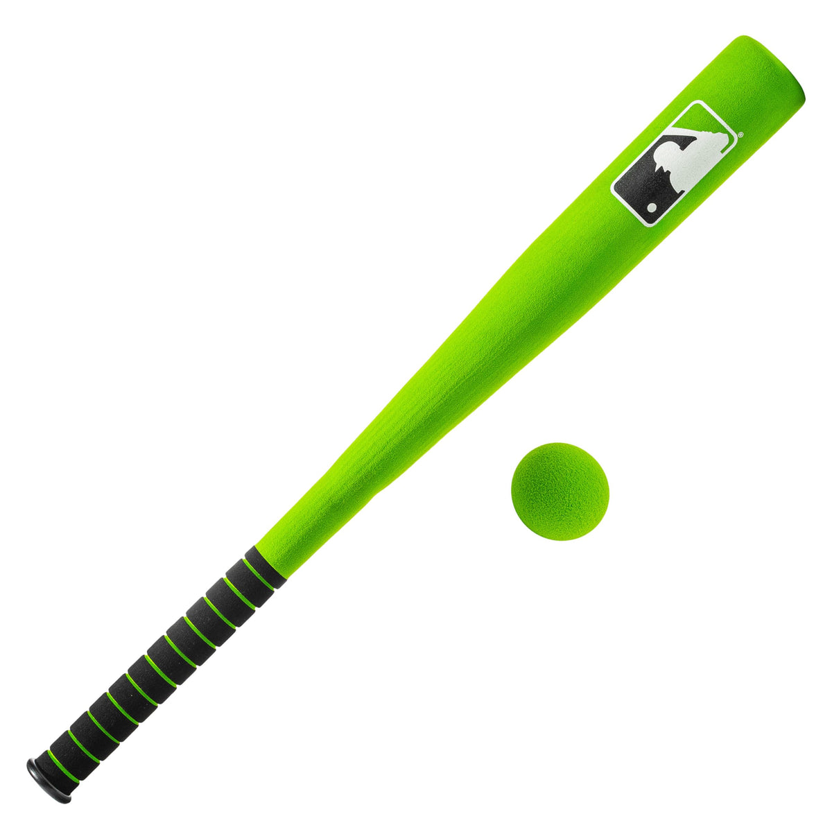 Franklin Sports MLB foam bat 27in green for safe junior practice.
