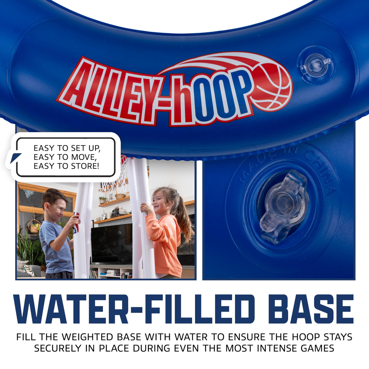 Franklin Sports NBA Alley-Hoop durable PVC material for long lasting use