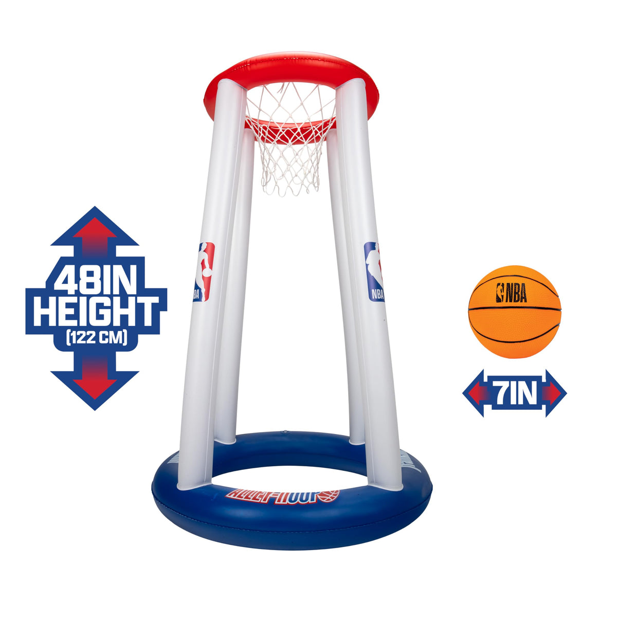 Franklin Sports NBA Alley-Hoop water-filled base keeps the setup stable during play