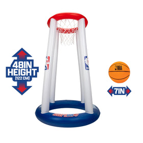Franklin Sports NBA Alley-Hoop water-filled base keeps the setup stable during play