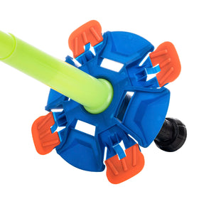 Franklin Sports Nerf Fencing Duel Swords Set two players in action indoors