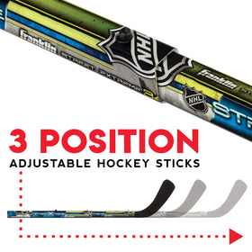 Franklin Sports NHL 65mm street hockey ball for fast shots.