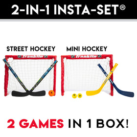 Franklin Sports NHL foam knee hockey balls for safe indoor games.