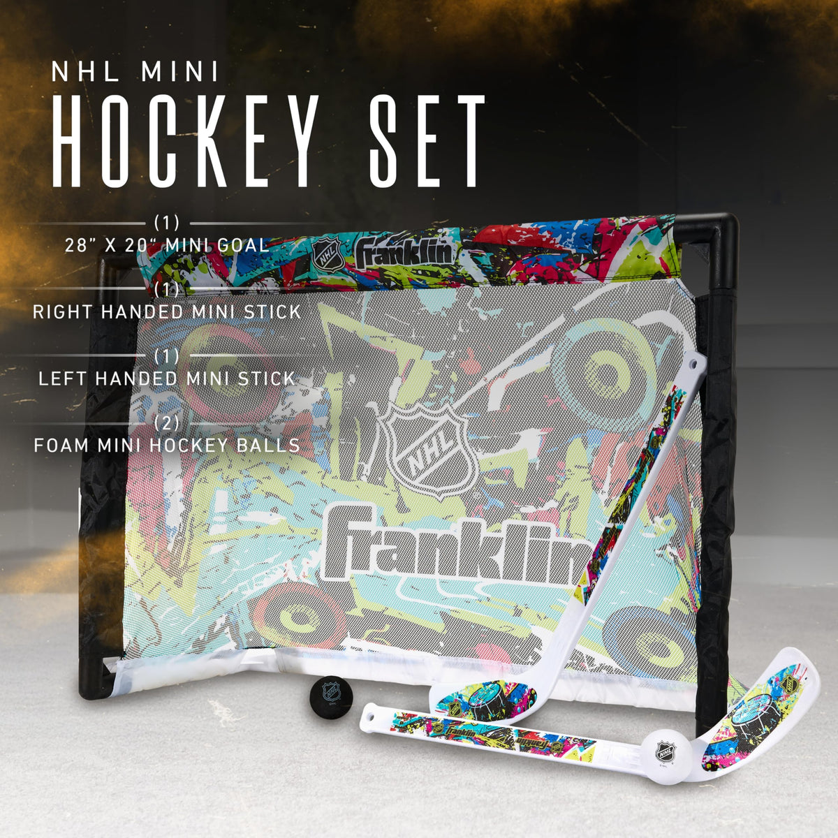 Franklin Sports mesh net with built in shooting targets