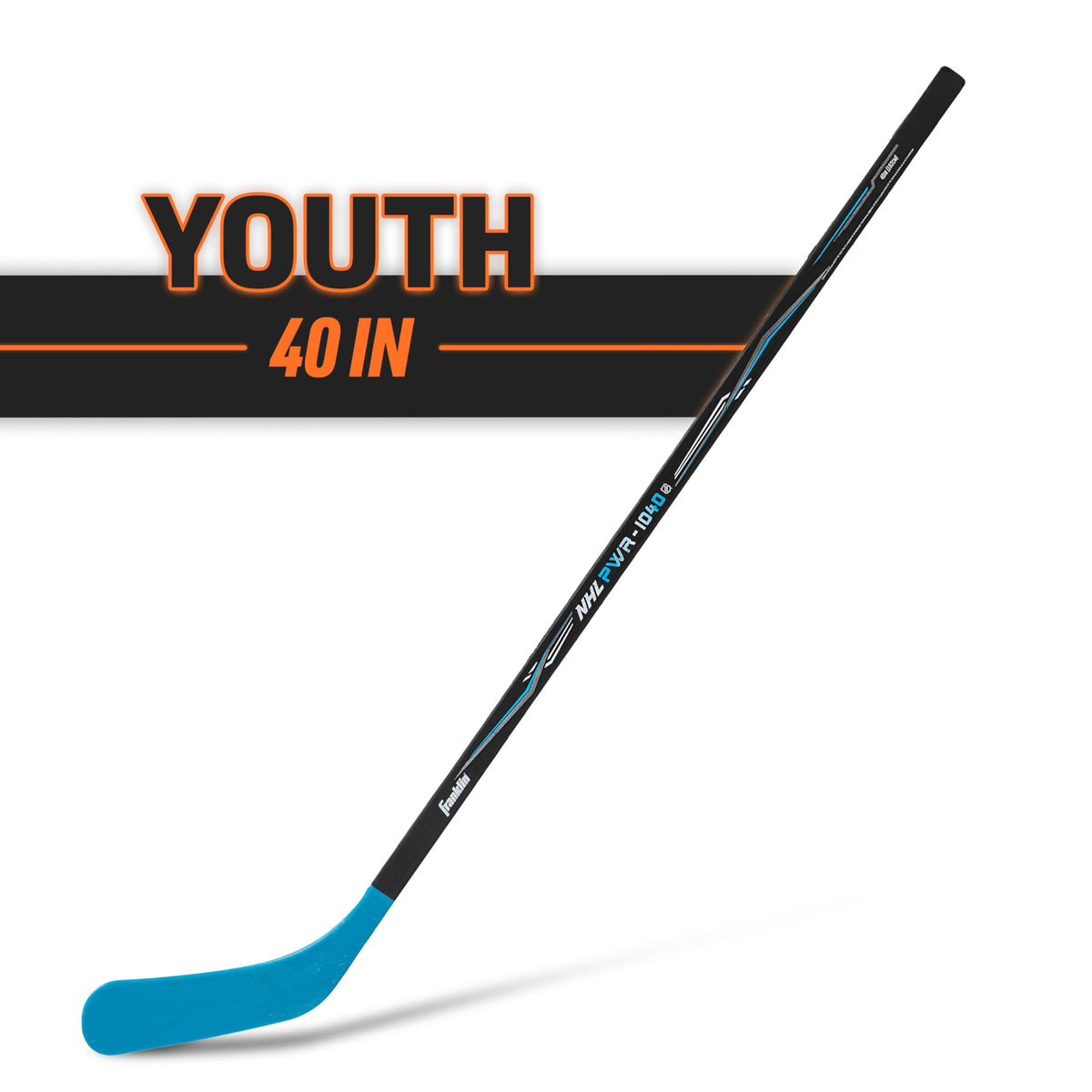 40-inch left-handed model image emphasizing youth-friendly size for agility.