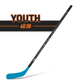 40-inch left-handed model image emphasizing youth-friendly size for agility.