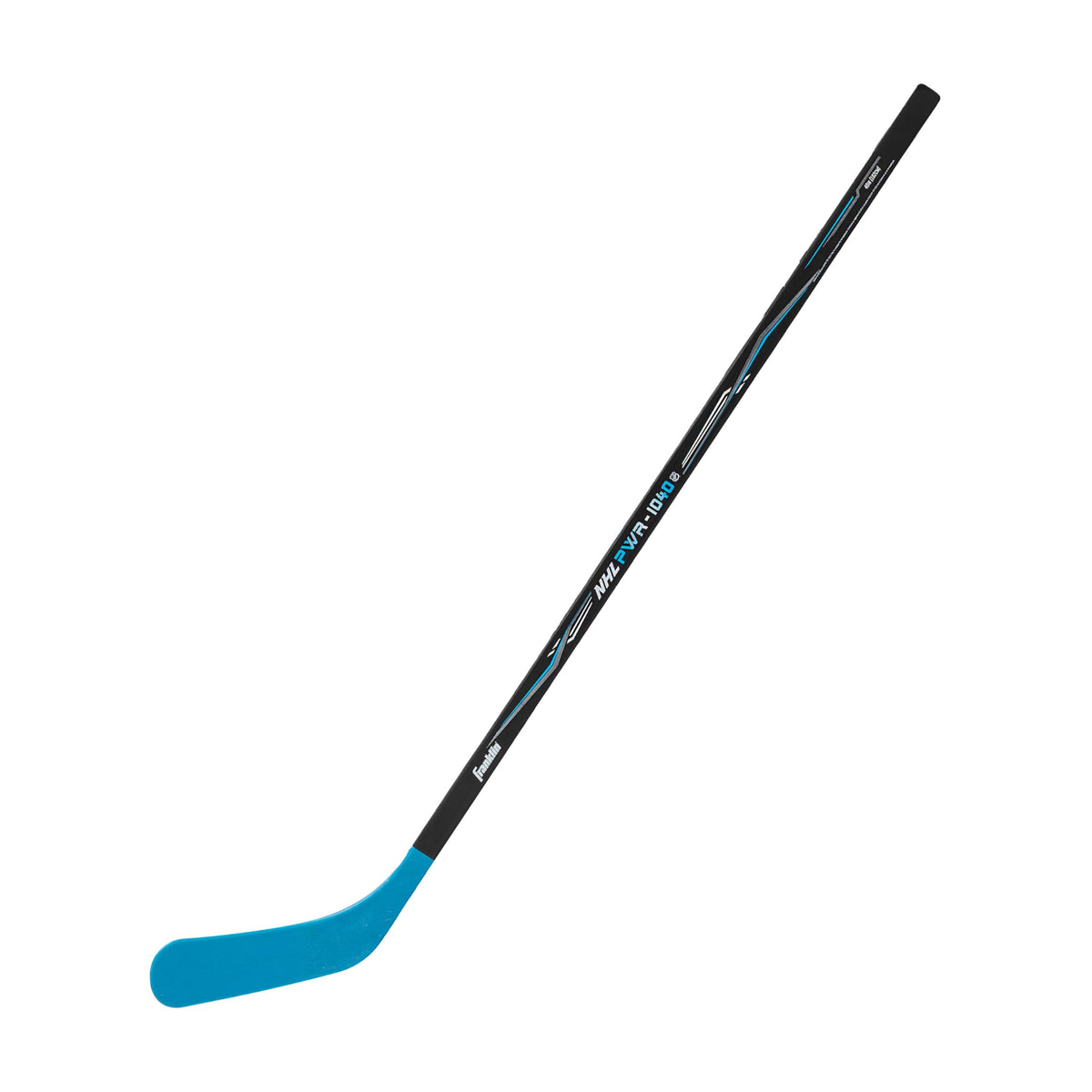 Franklin Sports NHL Power 1040 stick with wood-fiberglass shaft for durable outdoor play.