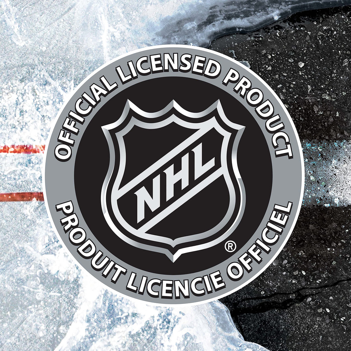 Franklin Sports NHL 1090 outdoors action on street hockey surfaces.