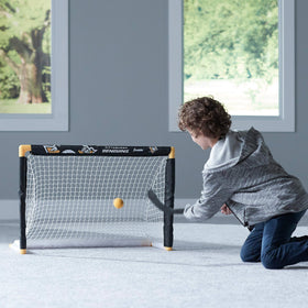 Franklin Sports Penguins indoor knee hockey play for family fun.
