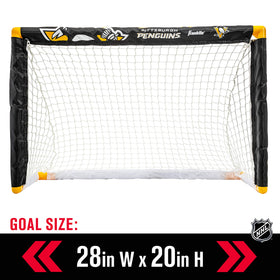 Franklin Sports Penguins mini foam ball shows soft, safe indoor use.