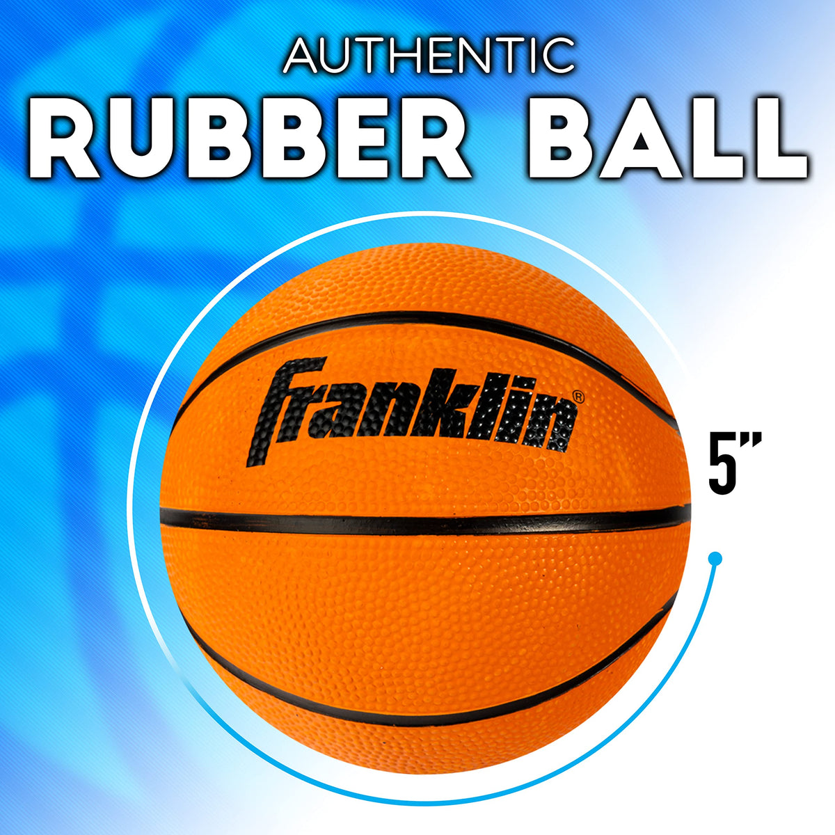 Franklin Sports Pro Hoops mini basketballs with 5-inch diameter for youth games
