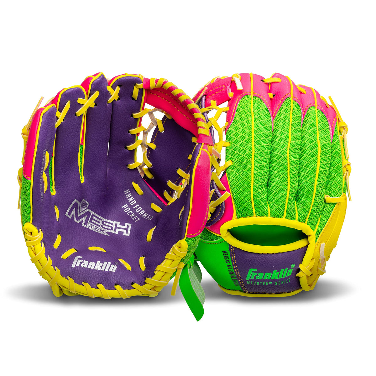 Ready-to-play Franklin Teeball glove with no break-in required.