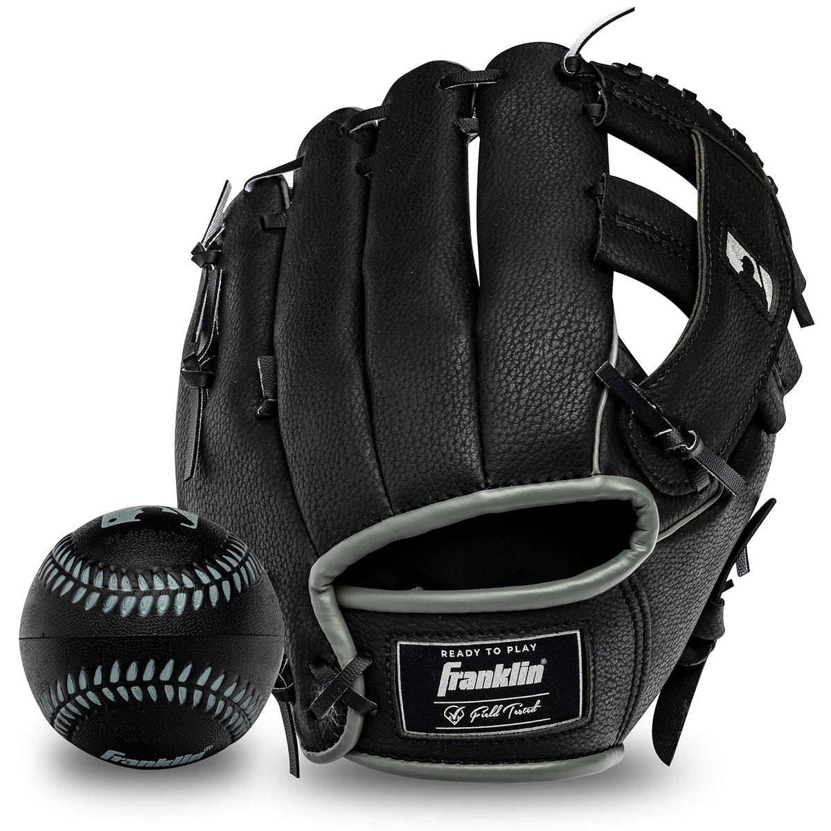 Franklin Sports teeball glove with ball, lightweight and kid-friendly.