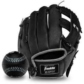 Franklin Sports teeball glove with ball, lightweight and kid-friendly.