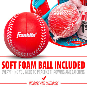 USA-themed Franklin Sports glove ideal for beginner tee-ball players