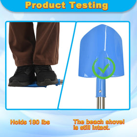 Frebuta compact design beach shovel for easy carry