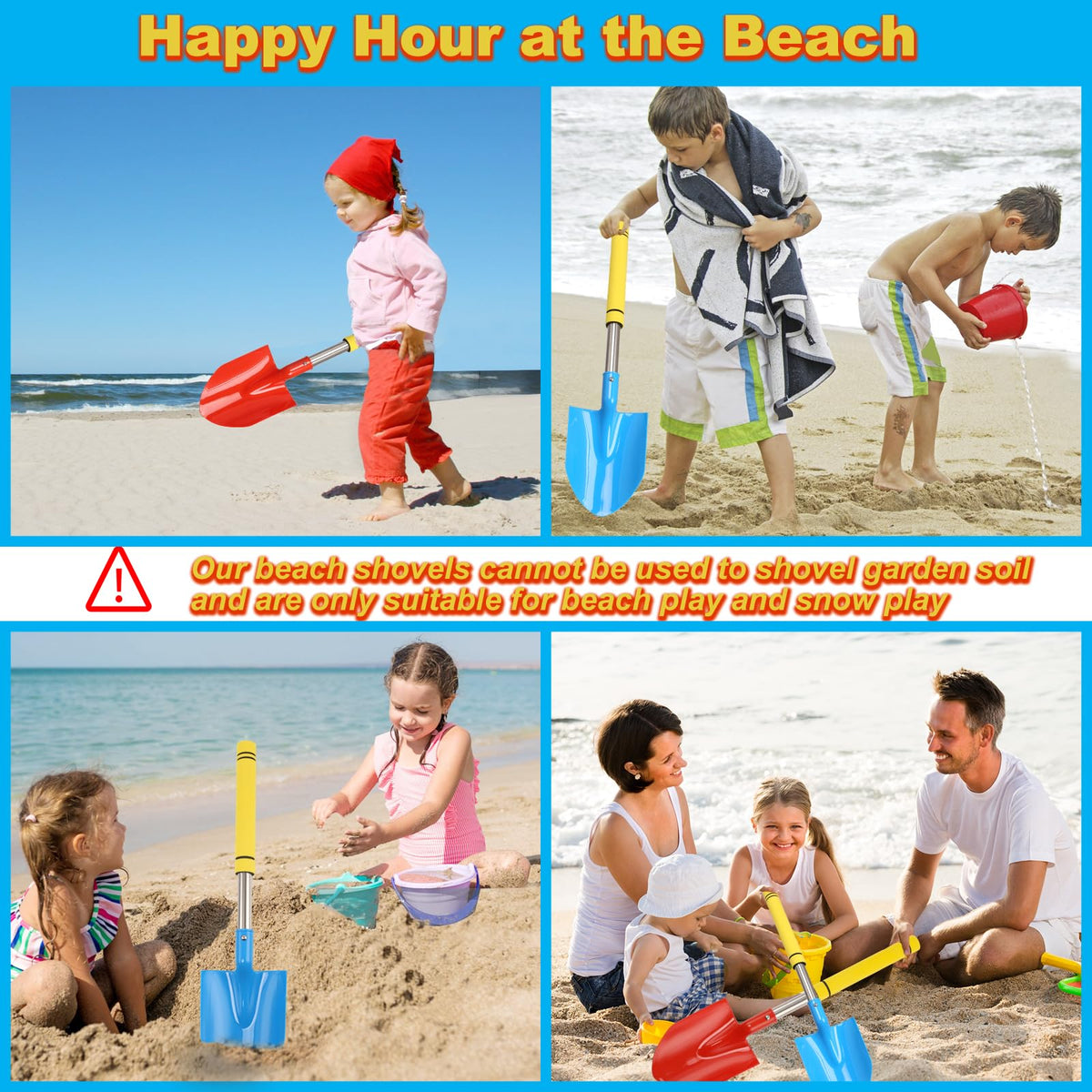 Frebuta multi-purpose shovel for sand and light outdoor tasks