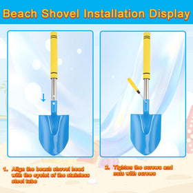 Frebuta weather-resistant beach shovel for outdoor use