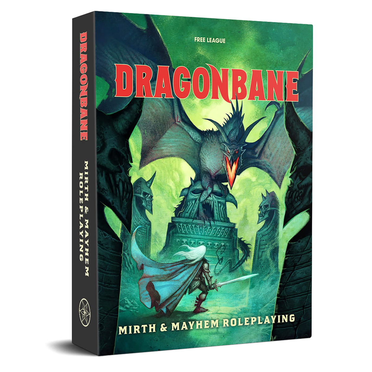 Free League Dragonbane core box art invites immersive fantasy play and quick starts