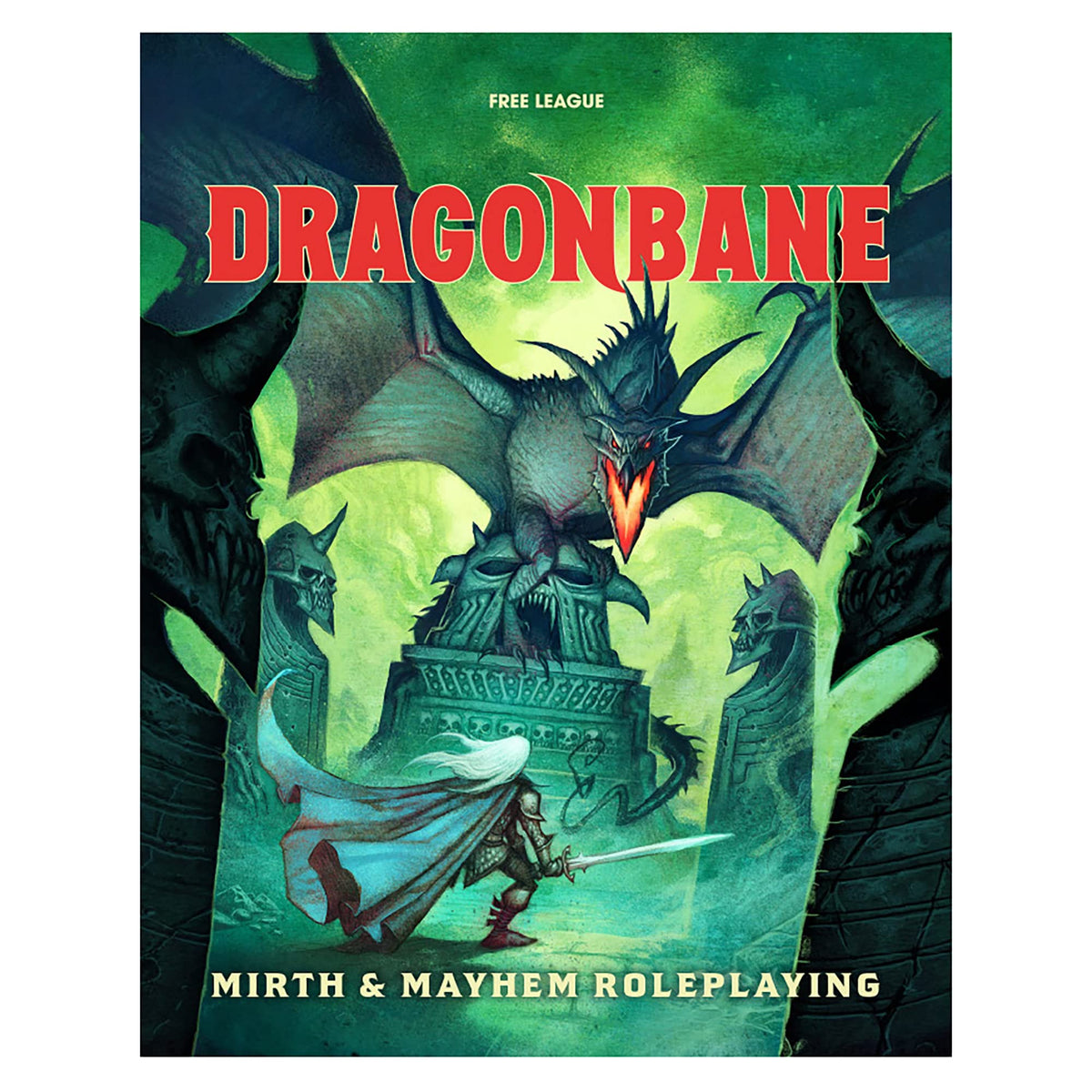 Free League Dragonbane play space ideal for cozy or crowded table sessions