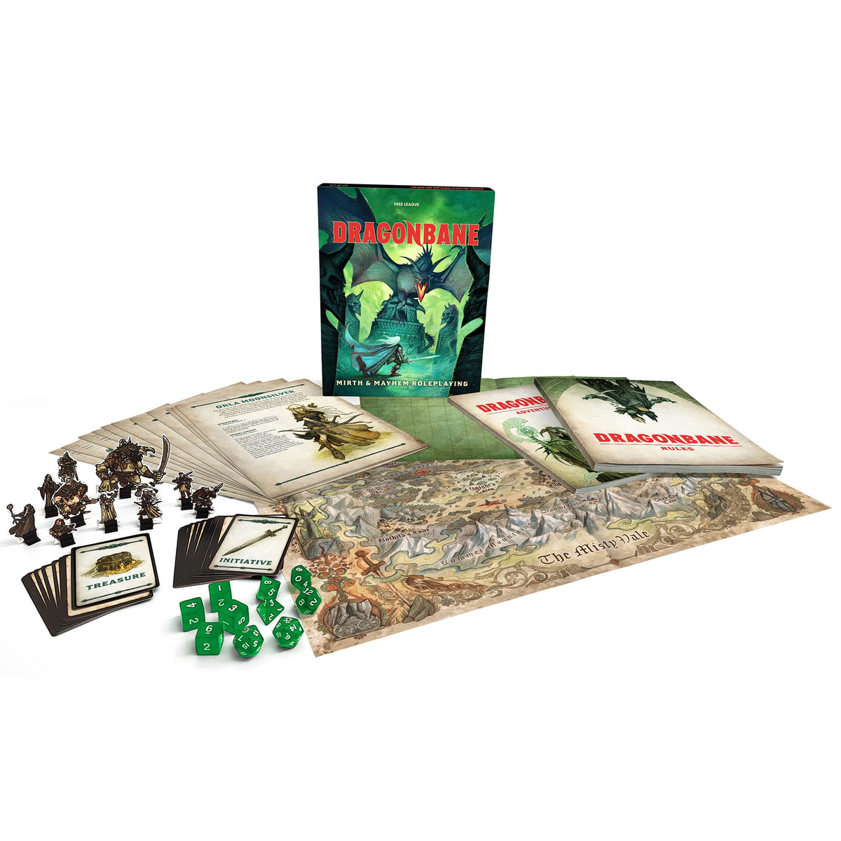 Free League Dragonbane rulebook open guides clear rules and fast setup