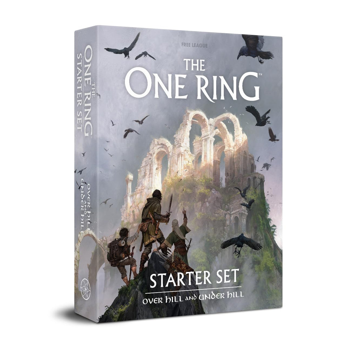 Free League The One Ring Over Hill and Under Hill starter set with immersive maps for beginners