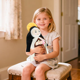 Free-Space St. Therese doll made from soft material for gentle play.