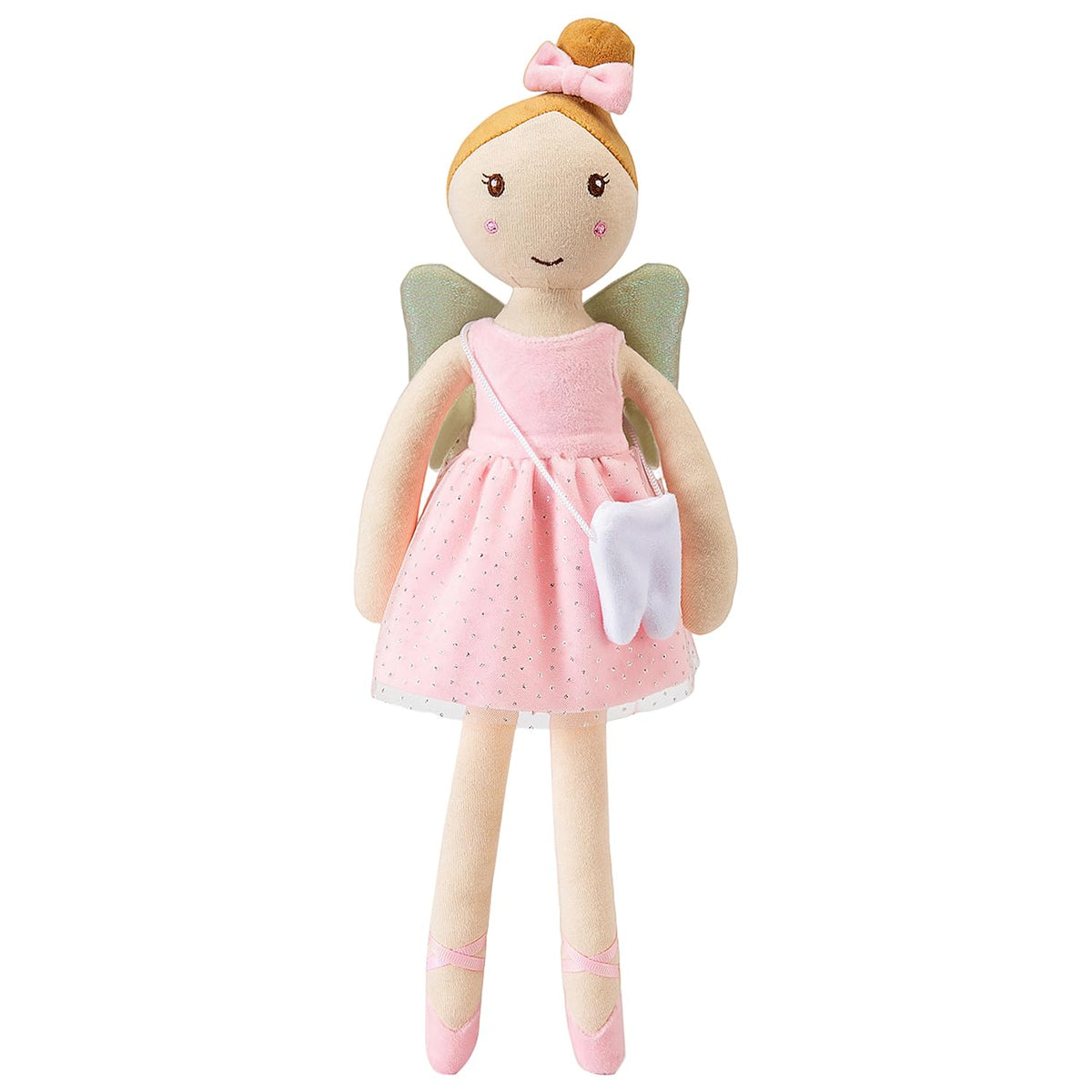 Free Space Tooth Fairy soft plush ballet doll for cozy hugs and imaginative play.