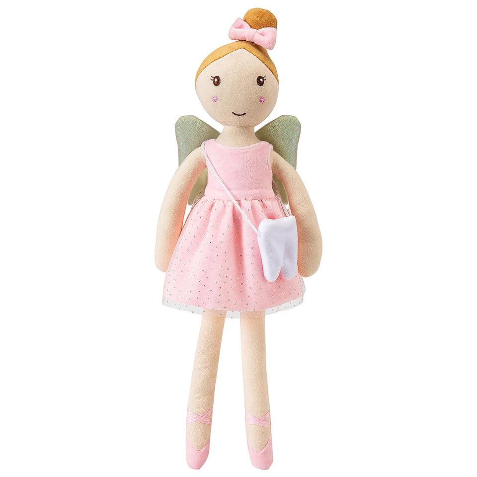 Free Space Tooth Fairy soft plush ballet doll for cozy hugs and imaginative play.