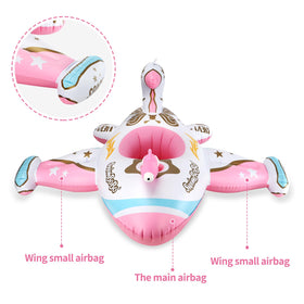 Free Swimming Baby easy inflate and deflate via straw for travel