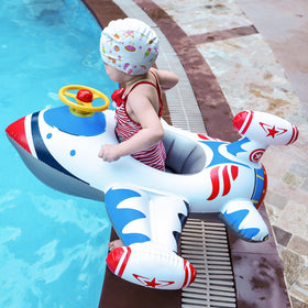 Free Swimming Baby Swimbobo airplane hull buoyancy highlights stability for beginners