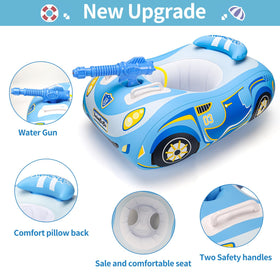 Free Swimming Baby Swimbobo toddler pool float offers safe support for kids.