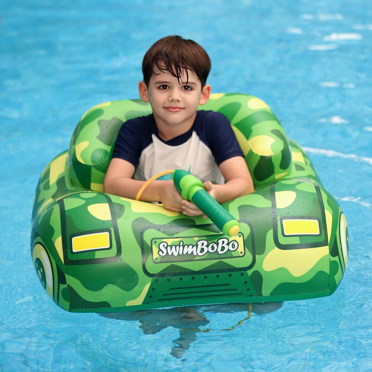 Free Swimming Baby Swimbobo toddler-3plus float design supports young swimmers with stability.