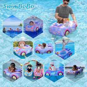 Free Swimming Baby Swimbobo buoyant seat float supports comfortable water time