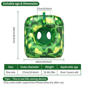 Free Swimming Baby Swimbobo water gun float with built-in spray feature for active summers.