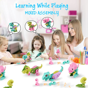 FREE TO FLY 3-pack parts invite kids to mix and match dinosaurs.
