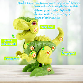 FREE TO FLY cyan Velociraptor supports creative assembly and playtime storytelling.