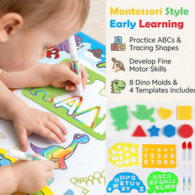 Free to Fly Water Doodle Mat eco-friendly water drawing experience for families.