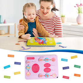 Freebear Busy Book durable pages support repeated learning sessions
