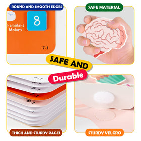 Freebear Montessori Busy Book gift box included, ideal educational present for birthdays.