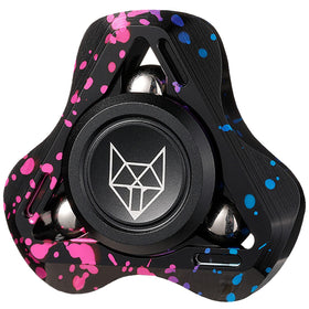 FREELOVE fox edition spinner close-up showing premium CNC craftsmanship