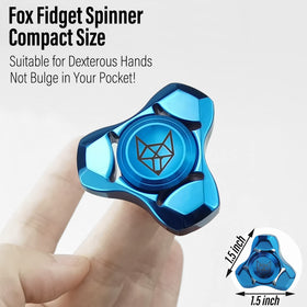 FREELOVE stainless steel fidget spinner body with glossy finish, durable and comfortable
