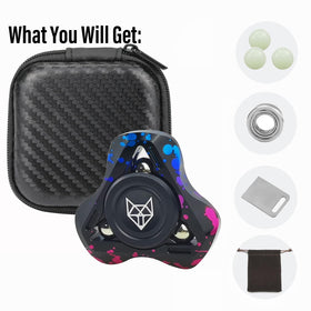 FREELOVE velvet pouch with spinner for protected portability