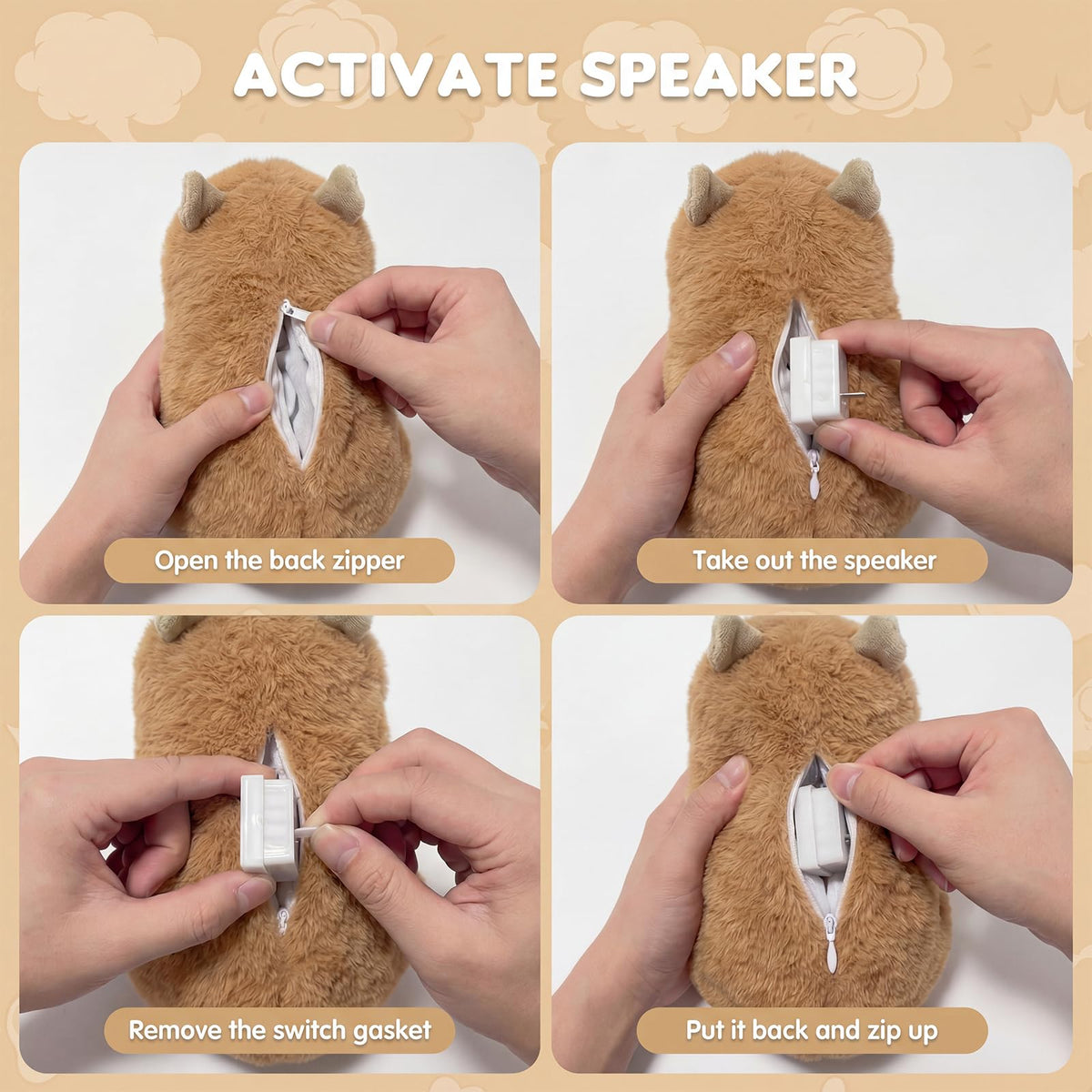 Freetoes farting capybara toy packaging showing gift-ready presentation.